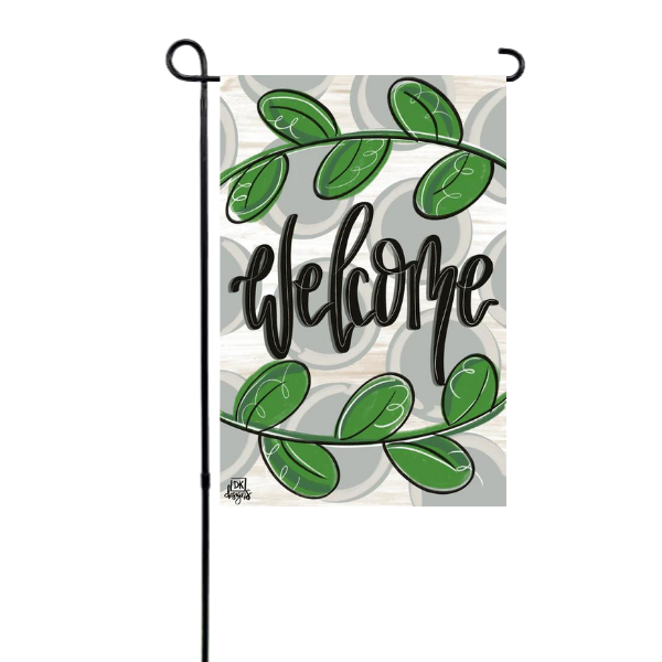 Polka Dot "Welcome" Garden Glam