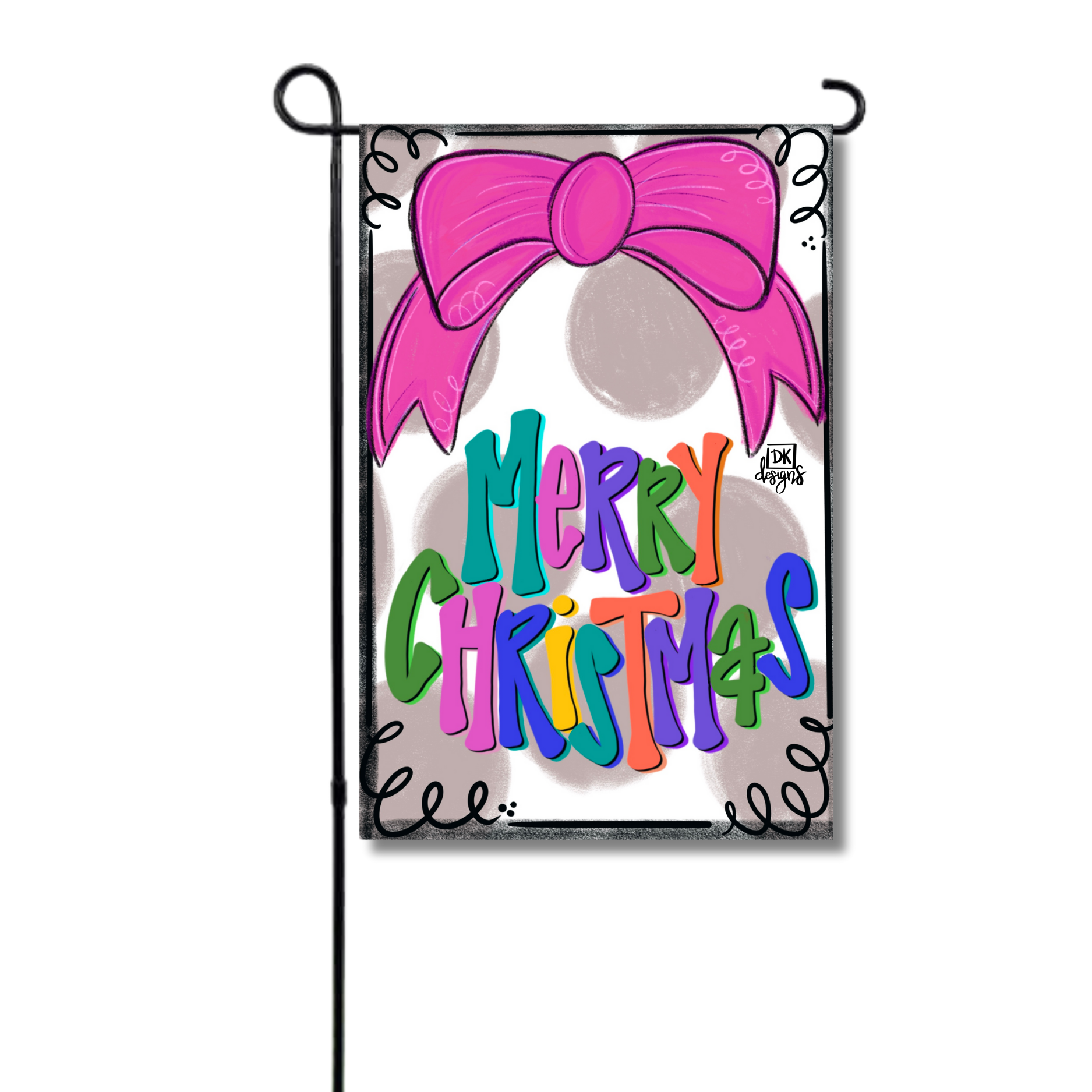 Merry and Bright Bow Garden Glam
