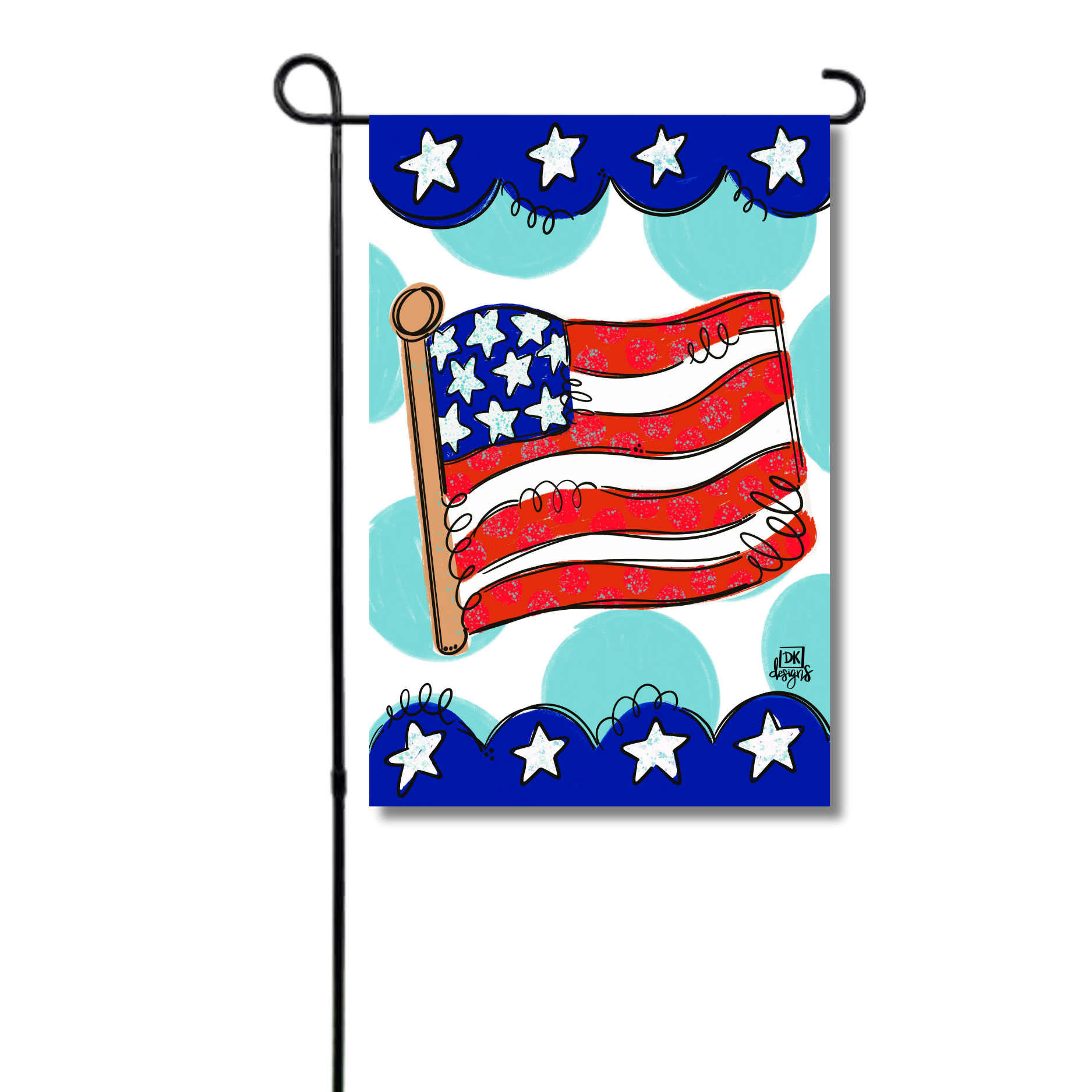 Flag Garden Glam