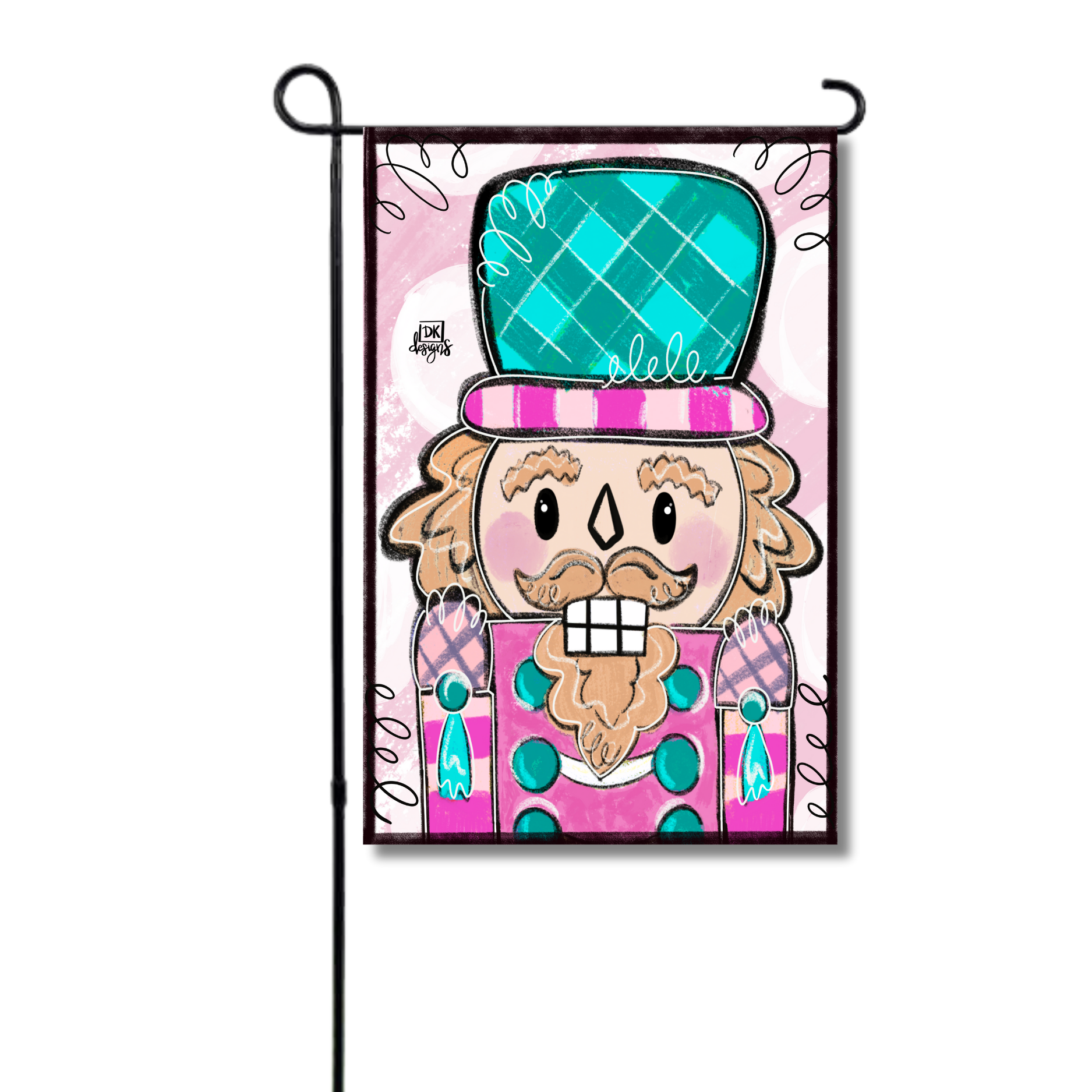 Pink Nutcracker Garden Glam