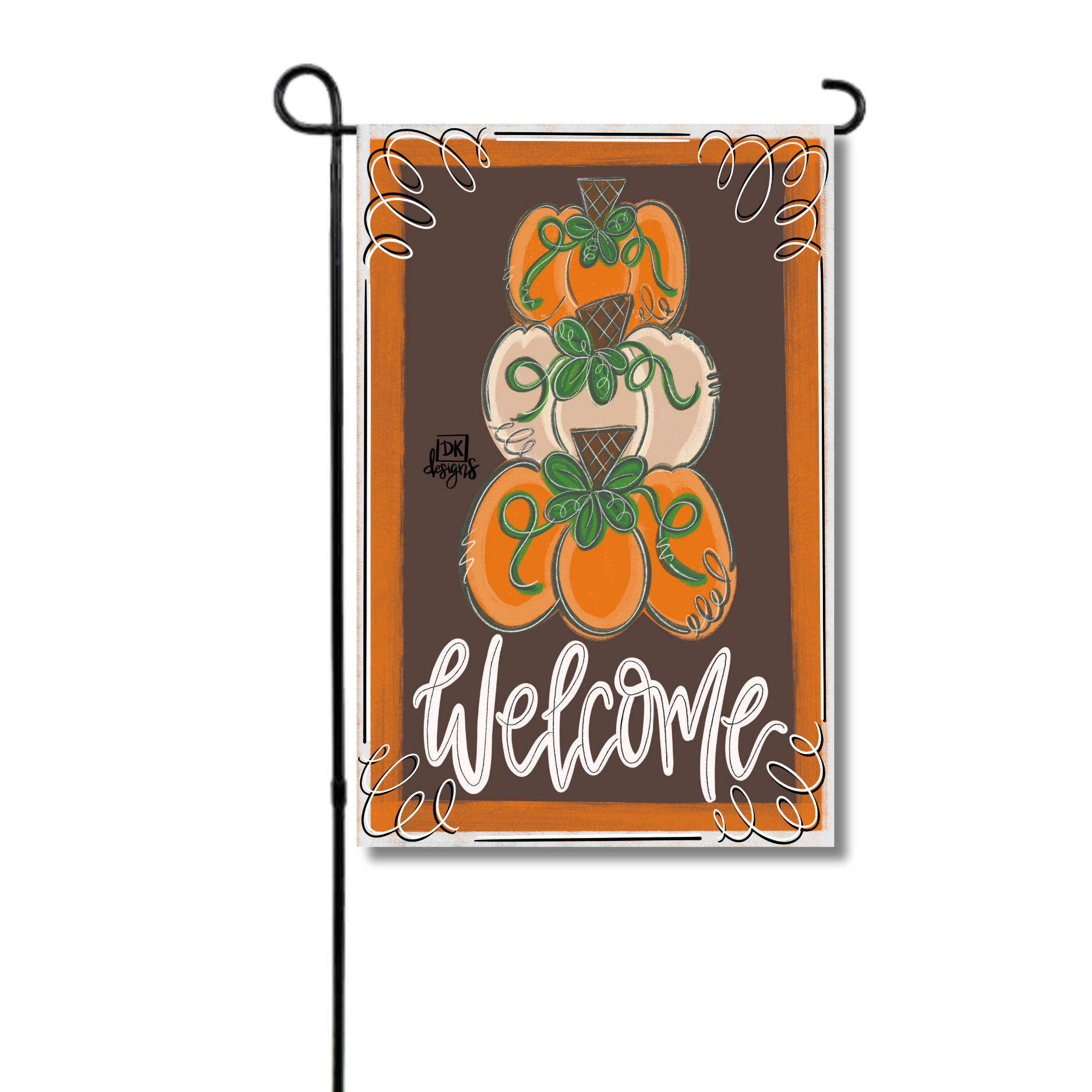 Tan Pumpkin Stack Garden Glam