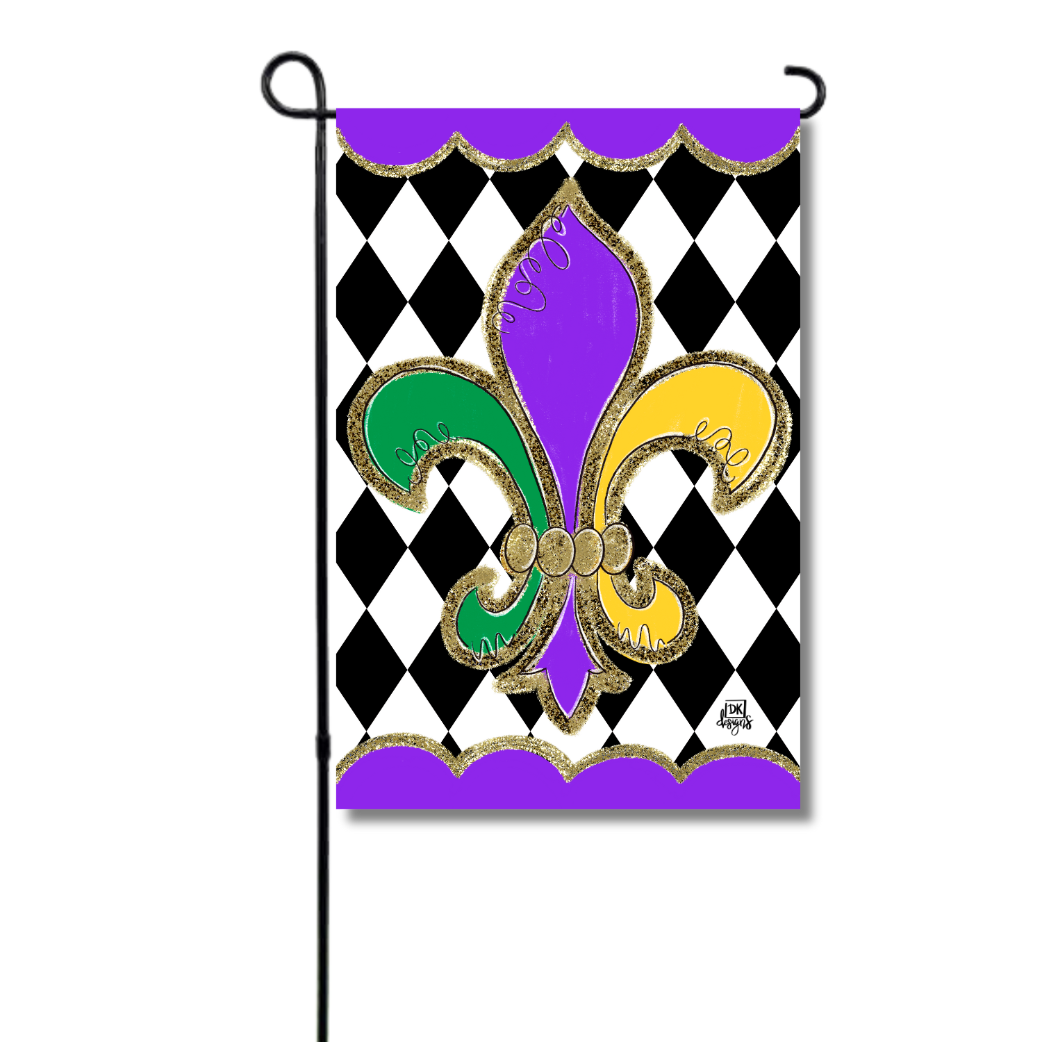 Mardi Gras Fleur-de-lis Glam