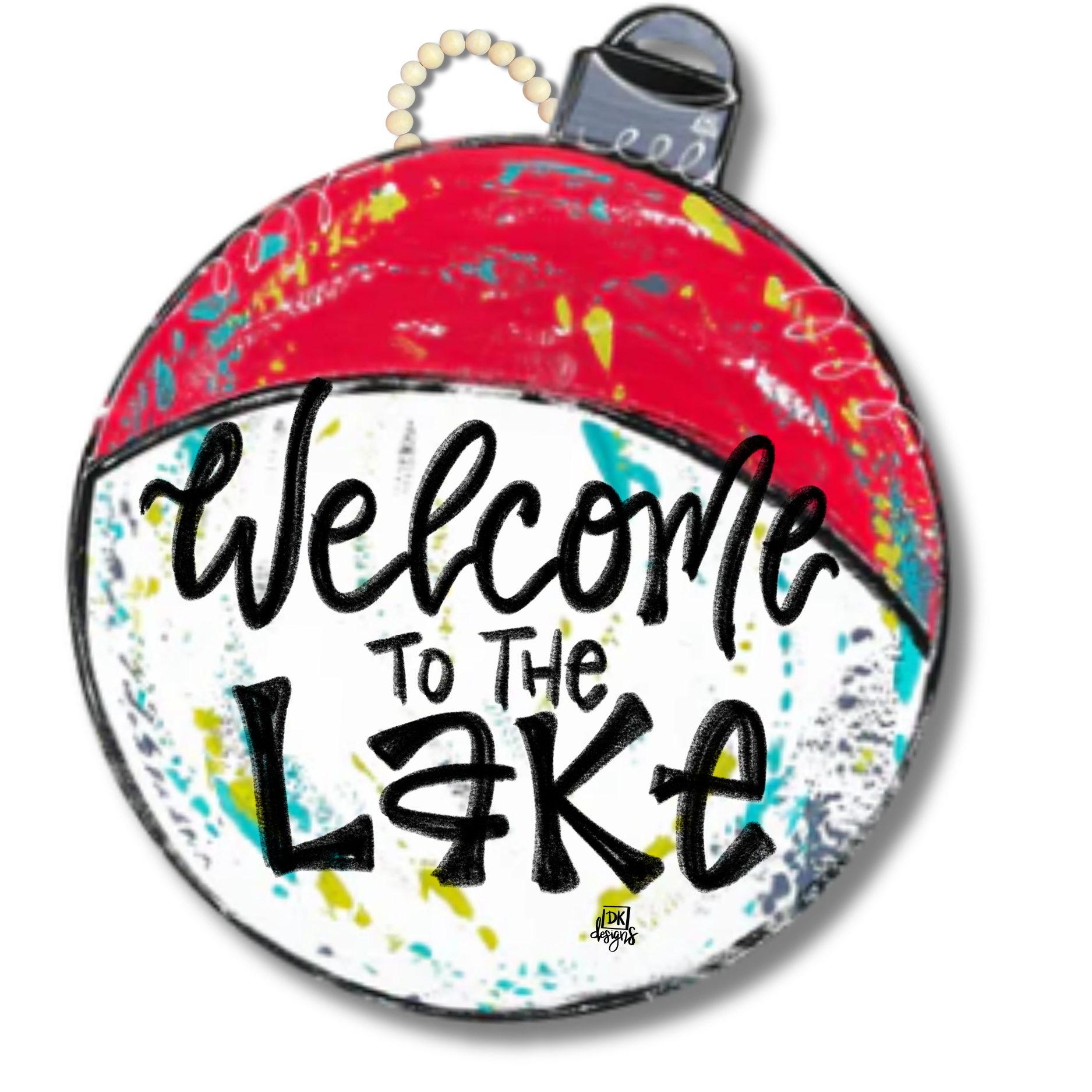 Welcome to the Lake Bobber Door Hanger