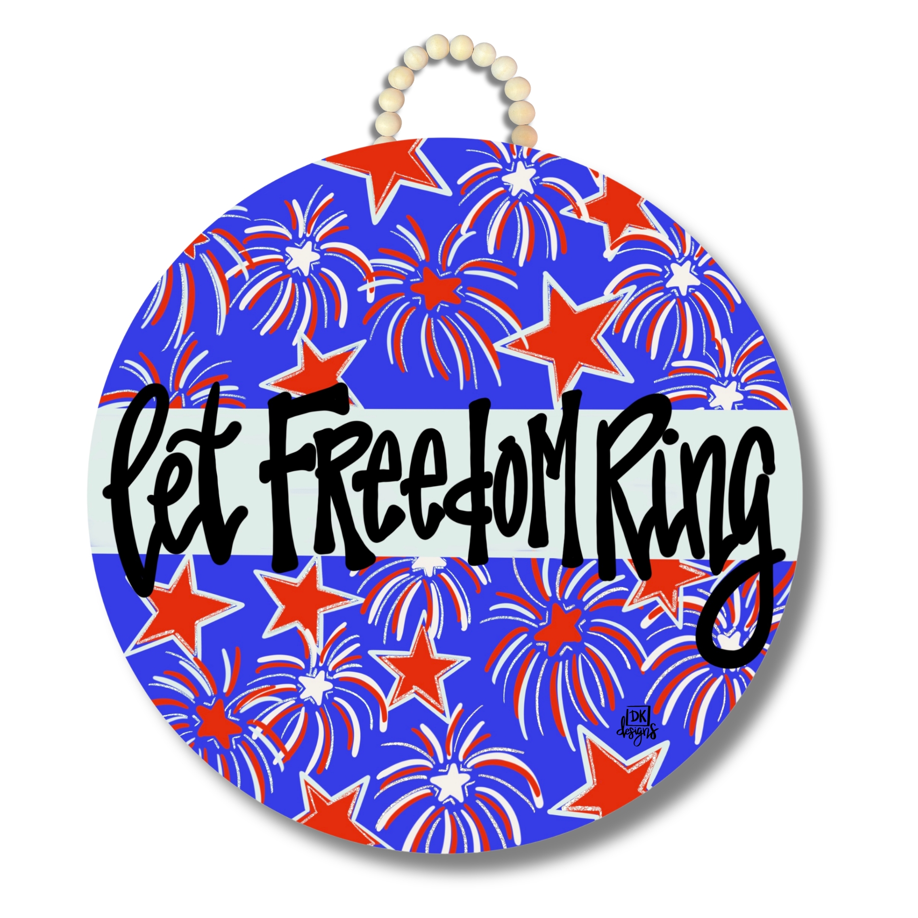 Fireworks Door Hanger