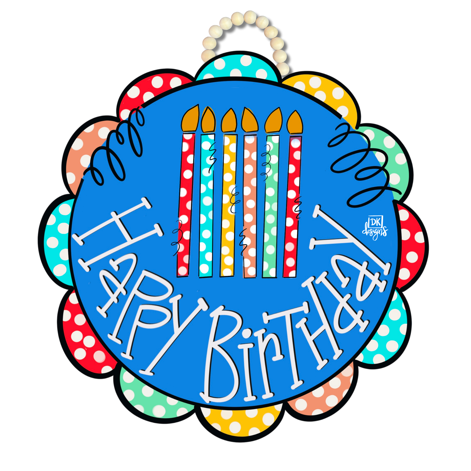 Birthday Circle Door Hanger