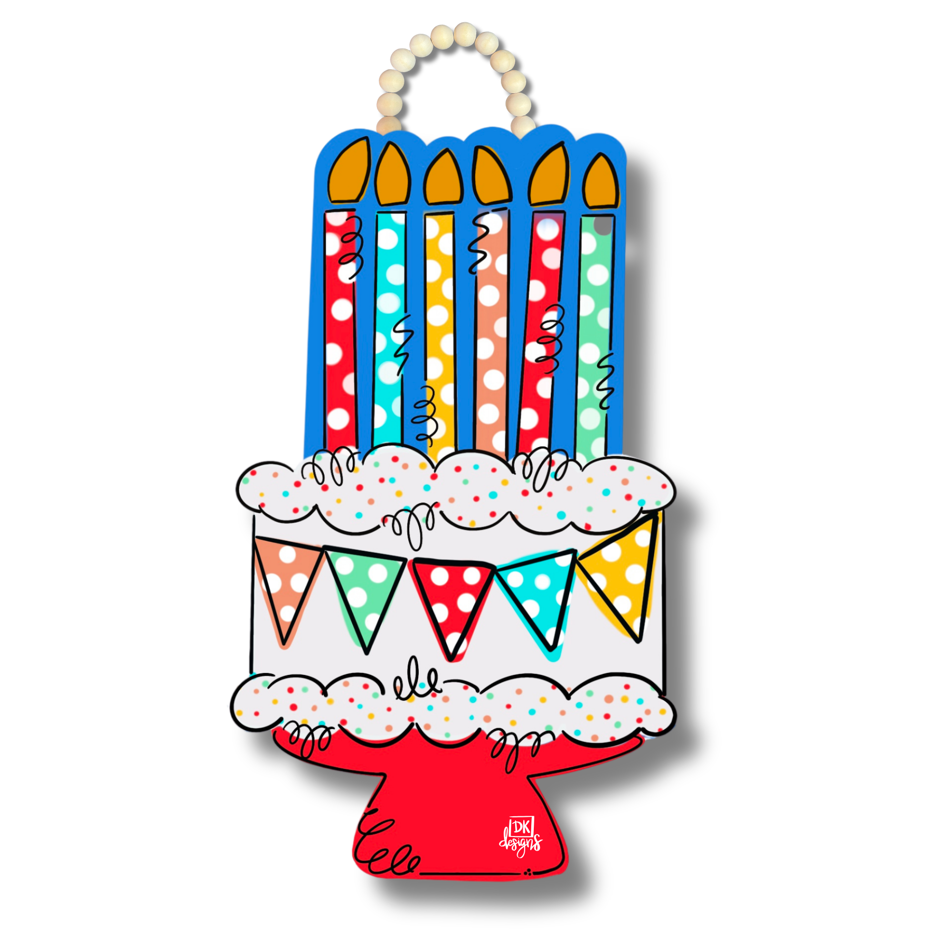 Birthday Cake Door Hanger