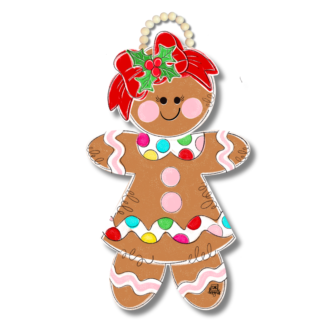 Gingerbread Girl Door Hanger