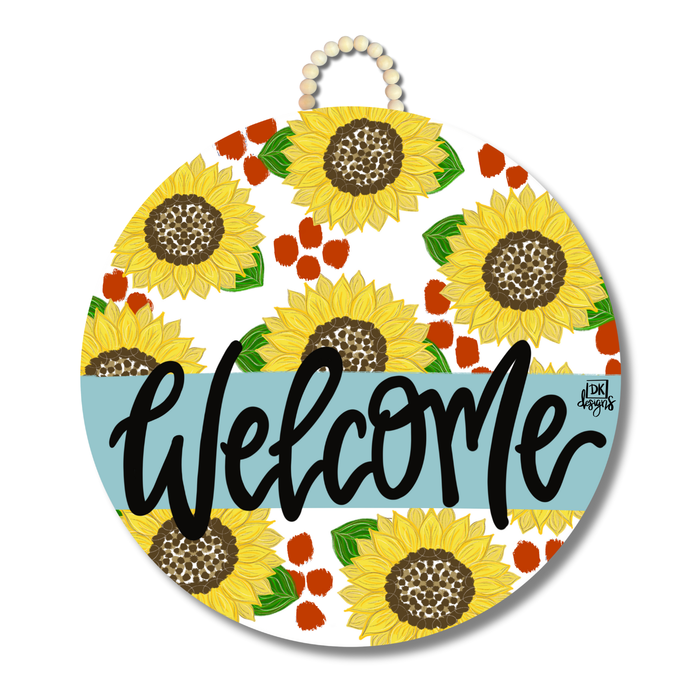 Sunflower Welcome Door Hanger