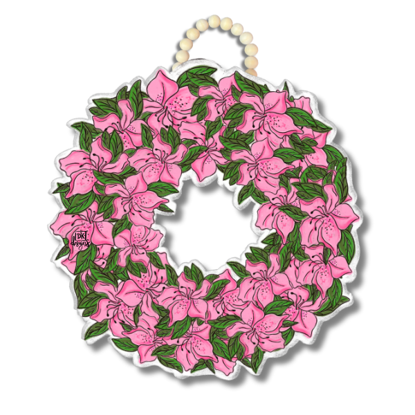 Azalea Wreath Door Hanger