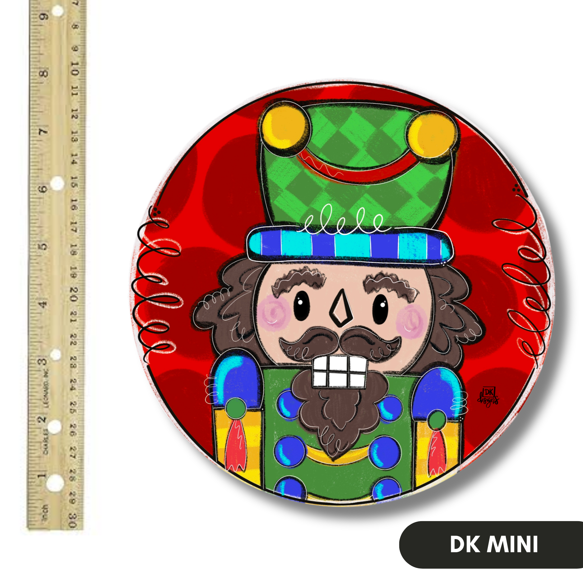 Red Nutcracker Circle Mini