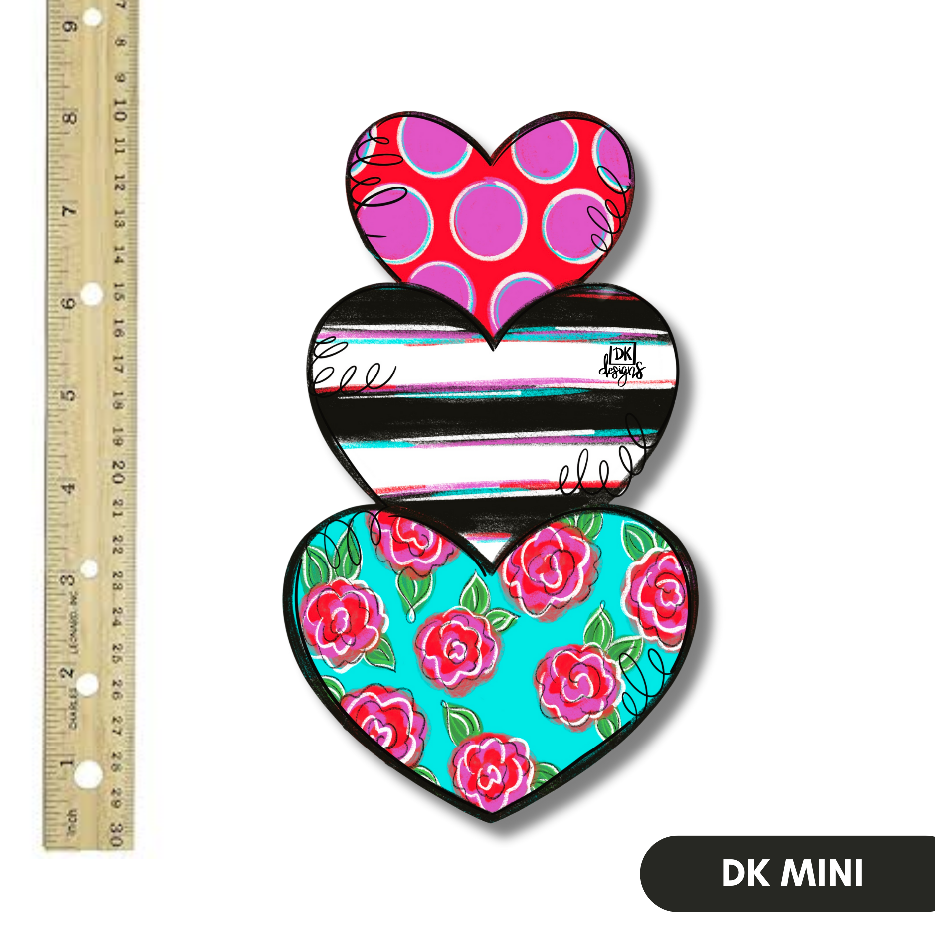 Heart Stack Mini – DK Designs Georgia