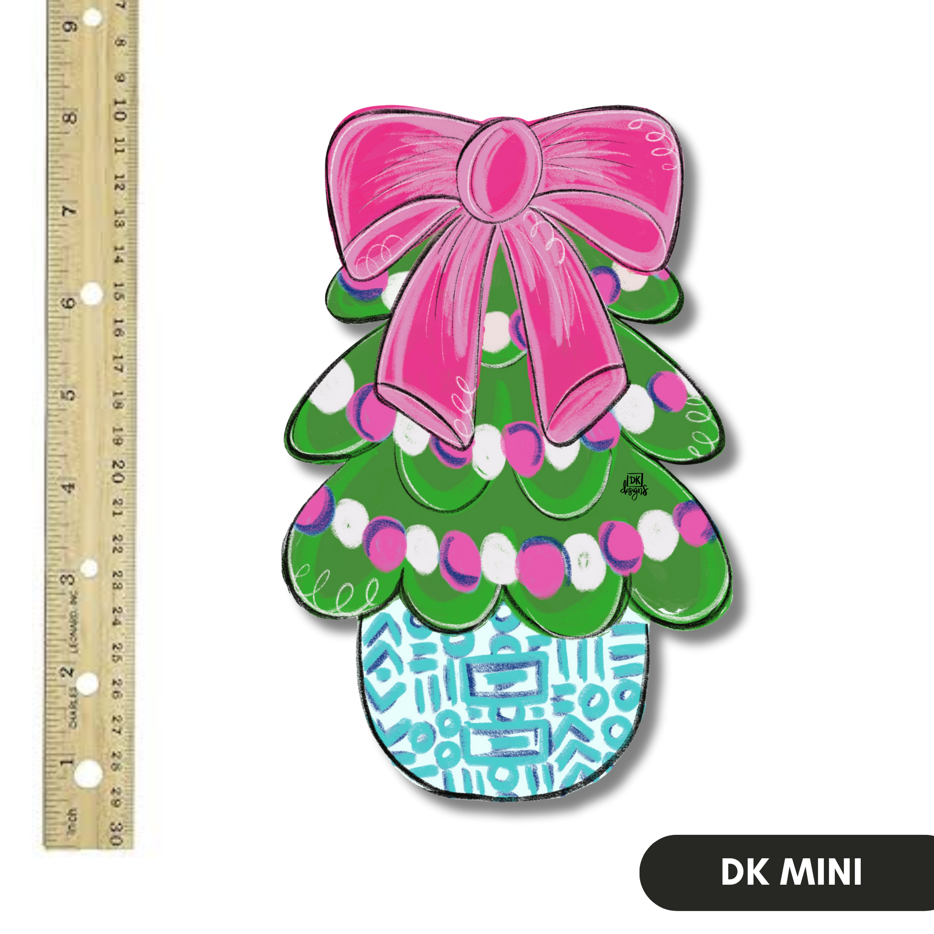 Pink Bow Tree Mini