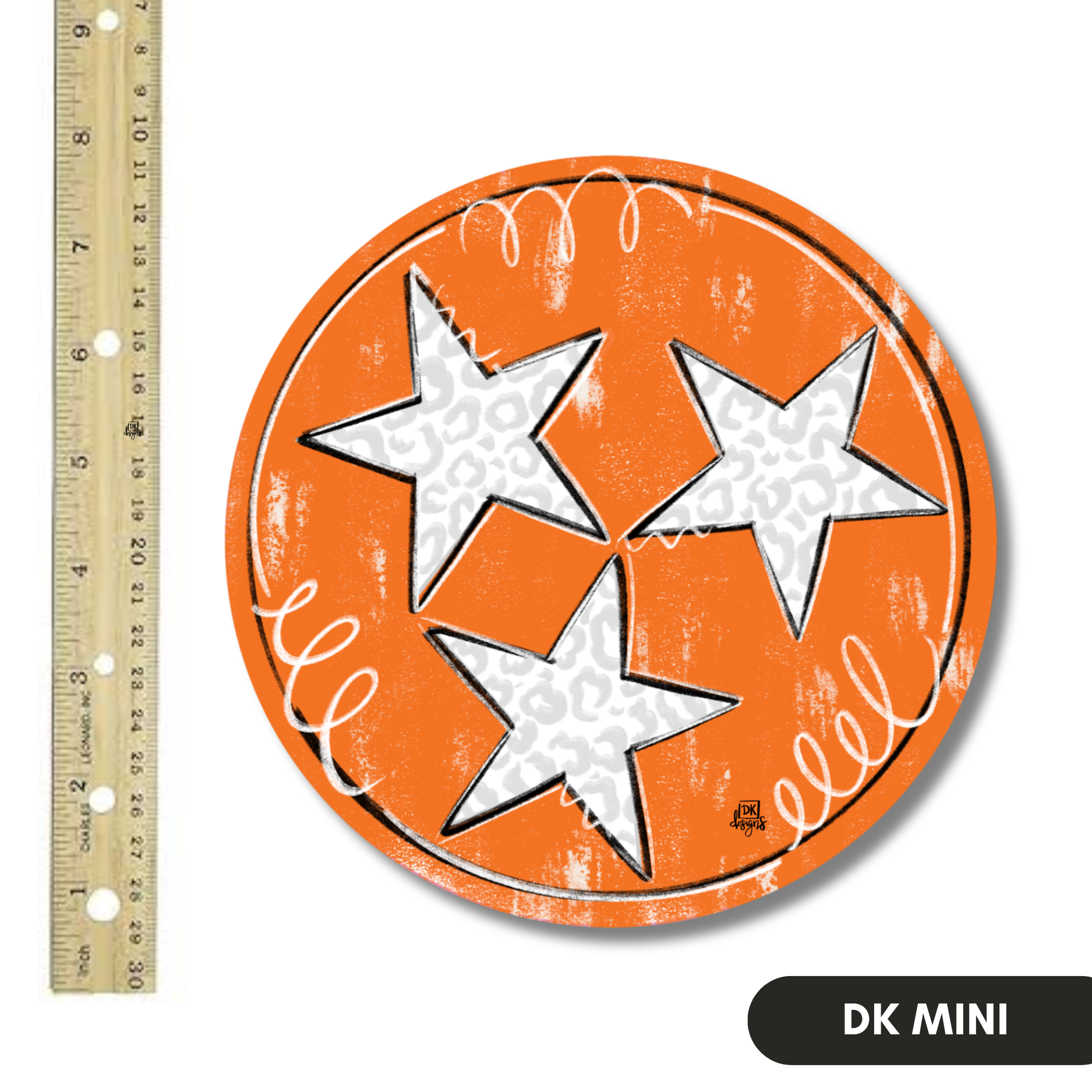 Orange Tri Star Mini