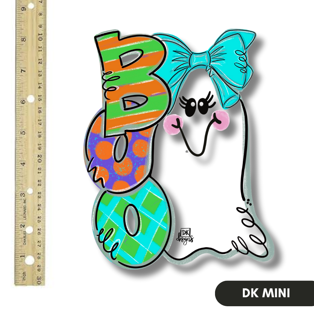 Boo Bow Girl Ghost Mini