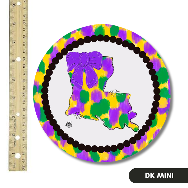 Mardi Gras State of Louisiana Mini