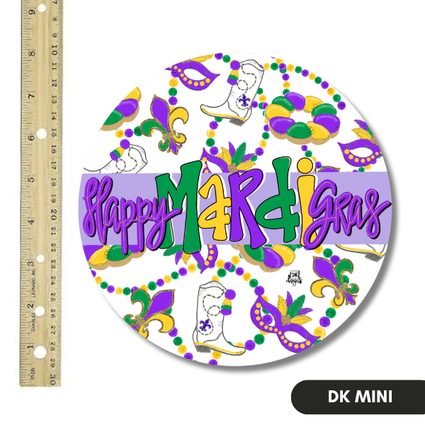 Happy Mardi Gras Mini