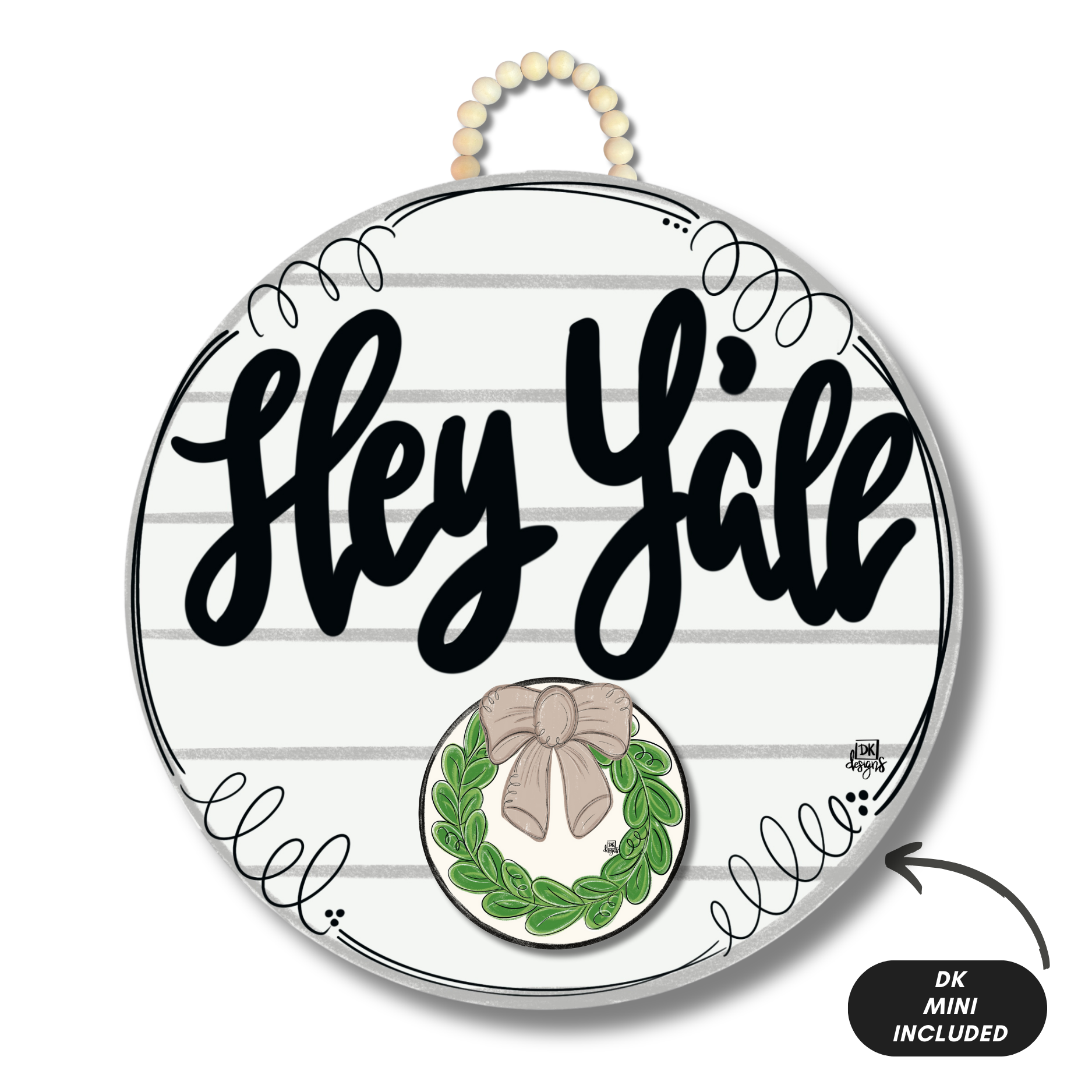 Shiplap "Hey Y'all" Hanger + Mini