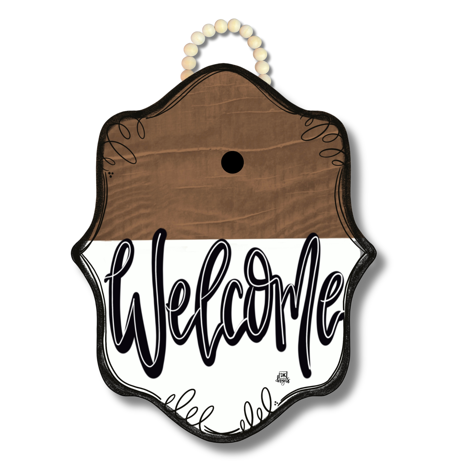 Stain Bloom "Welcome" Hanger + Mini