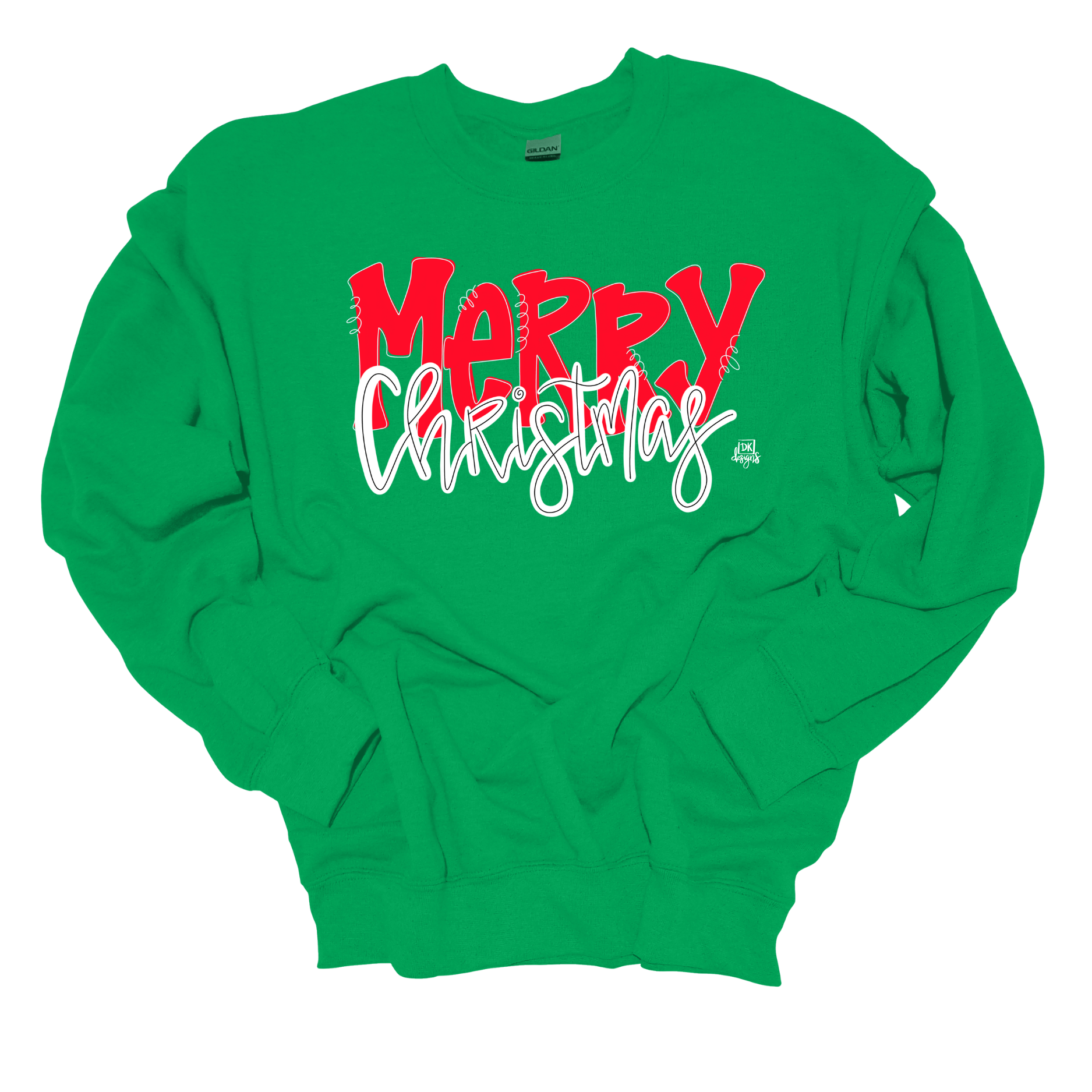 Merry Christmas GREEN Sweatshirt