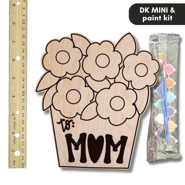 Mothers Day Flower Pot Mini and Paint