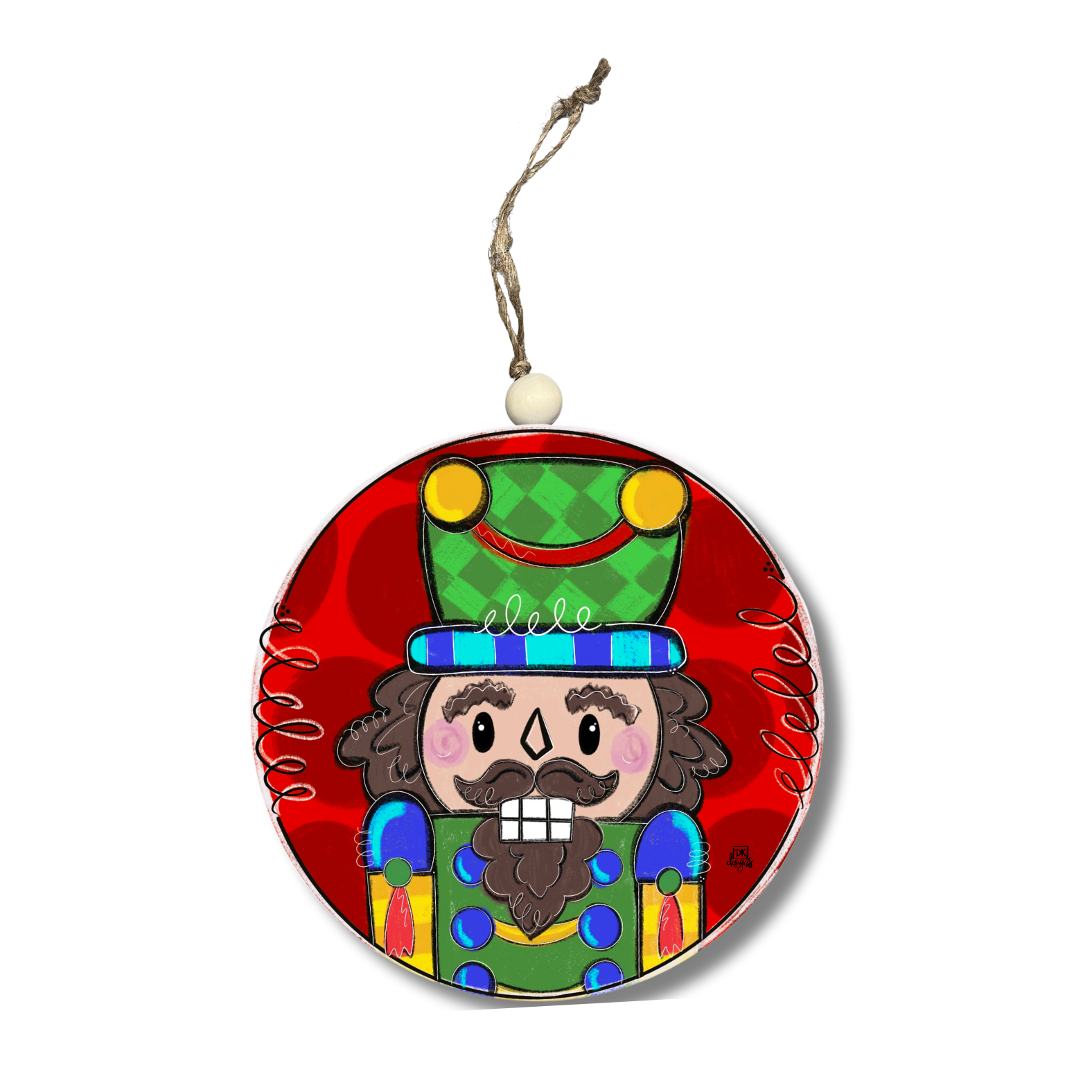 Red Nutcracker Ornament