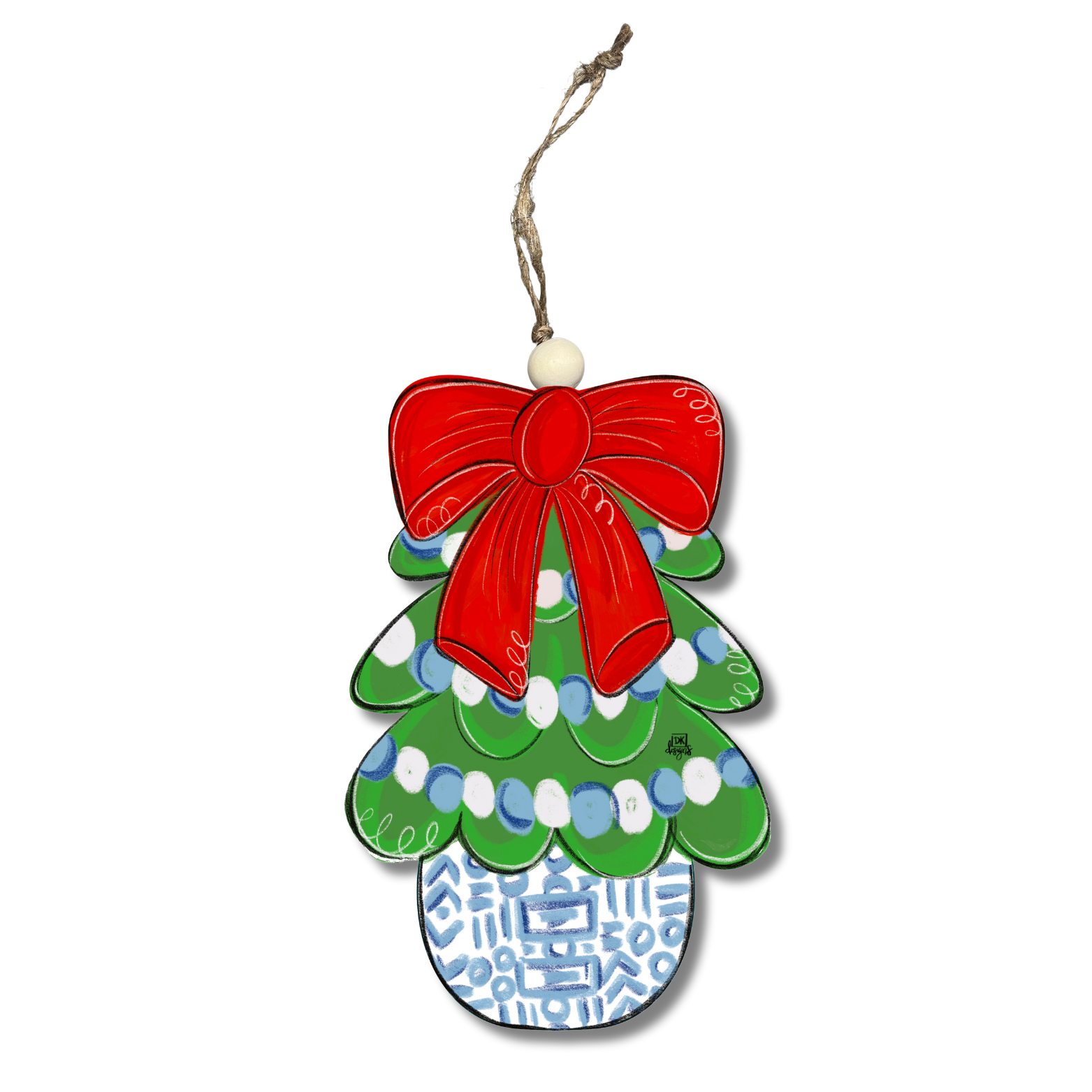 Chinoiserie Tree Ornament