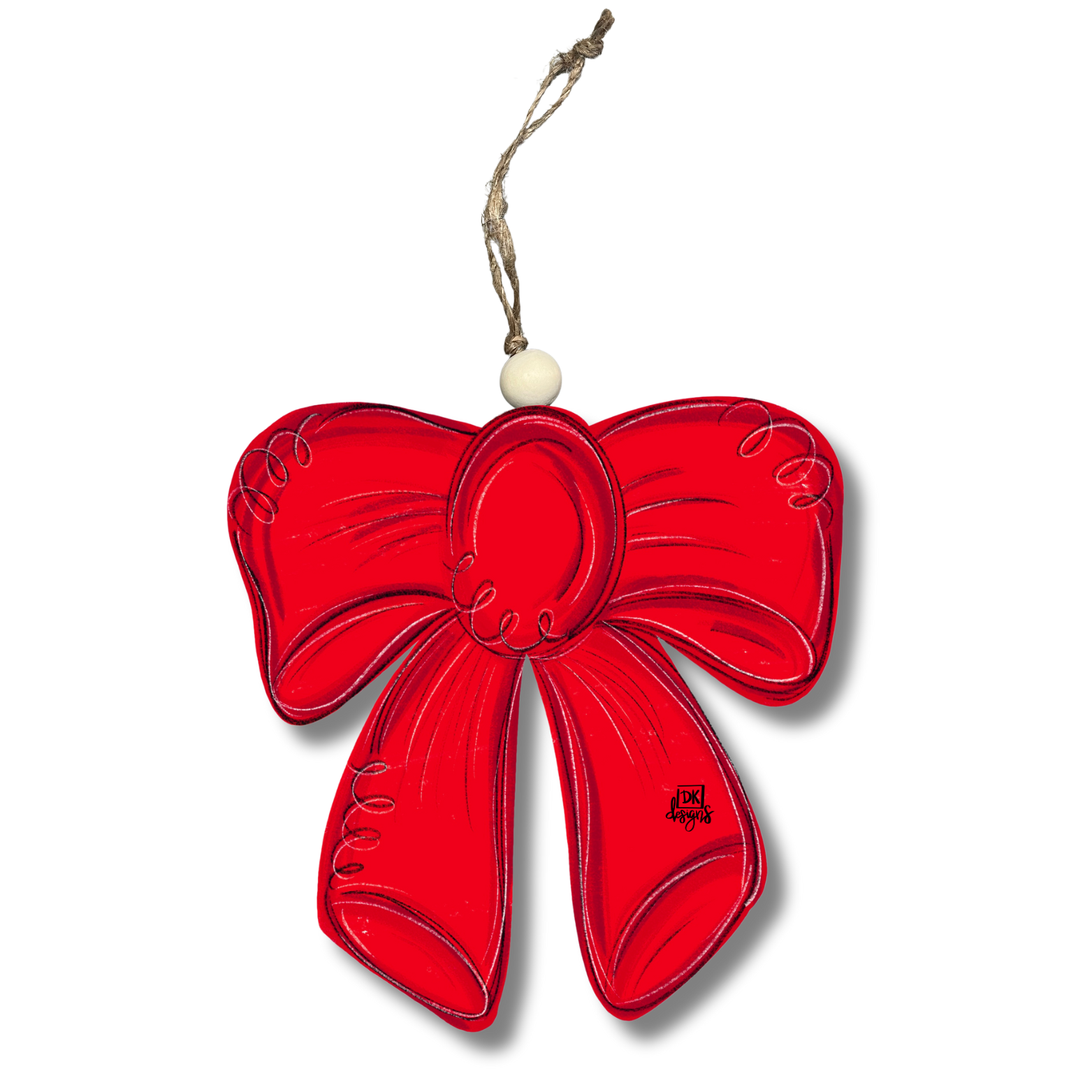 Red Bow Ornament