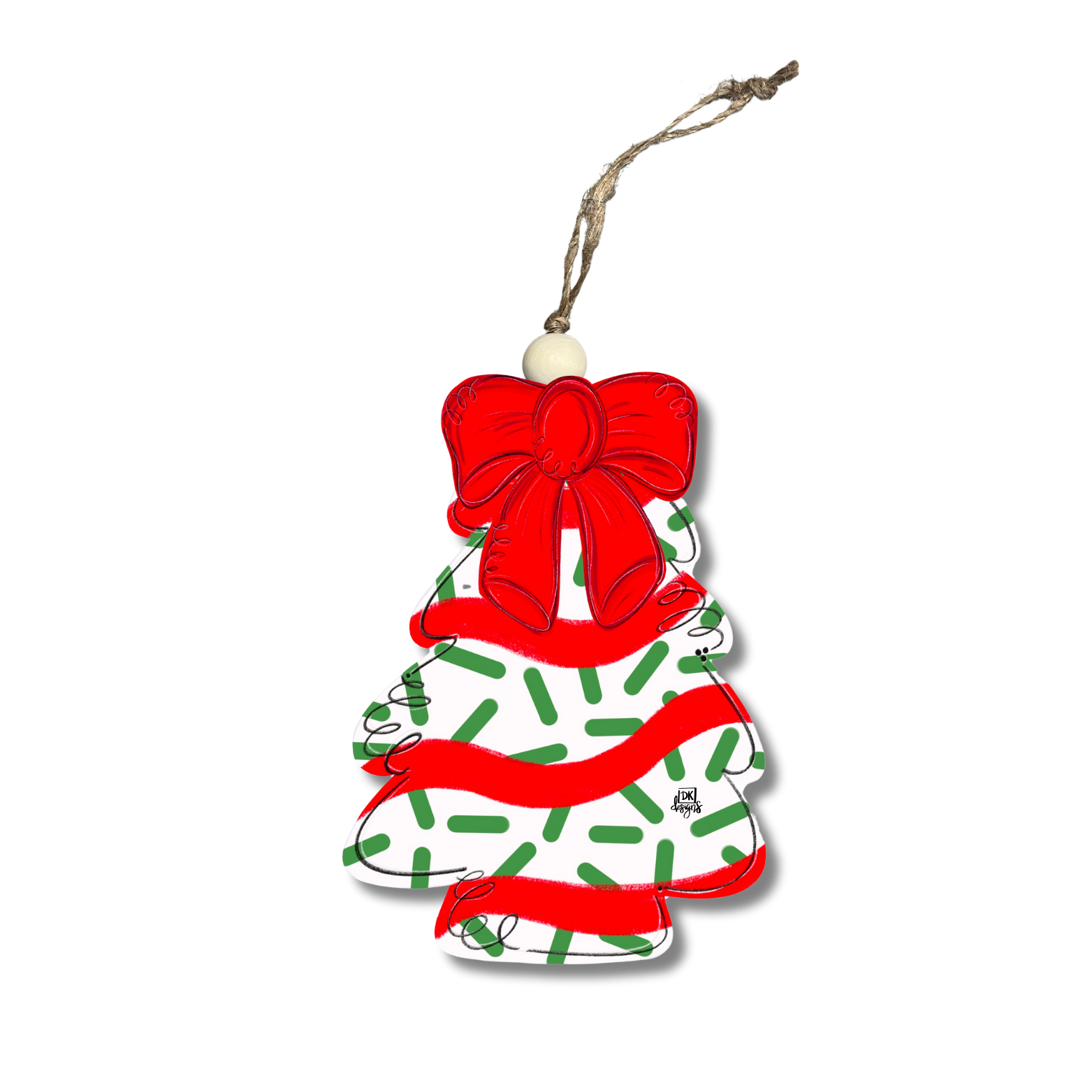 Christmas Cake Ornament
