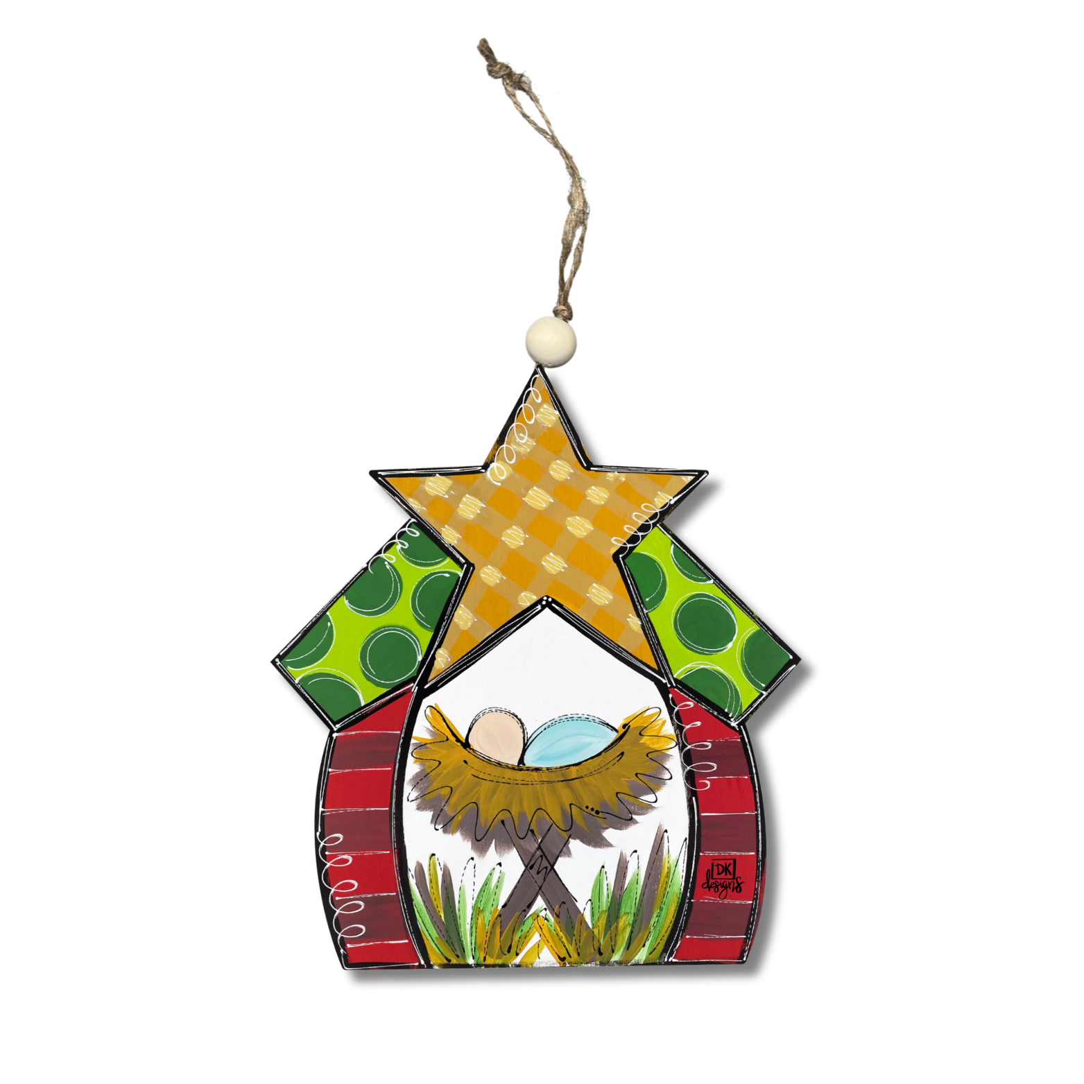 Star Nativity Ornament