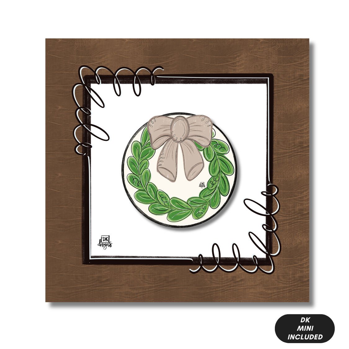 Mini Frame Stained w/ room for mini